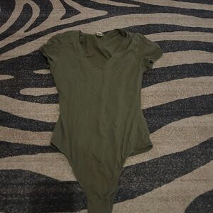 Olive Green Bodysuit